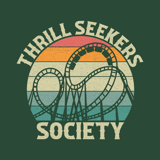 Roller Coaster Thrill Seeker Society Theme Park Ride Lover | PRODUCT CODE: TRLHSKRECO