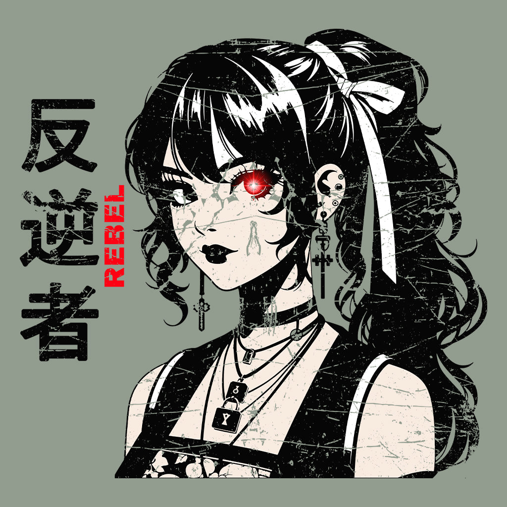 Anime Girl Japanese Harajuku Streetwear | PRODUCT CODE: TRNANMEGR