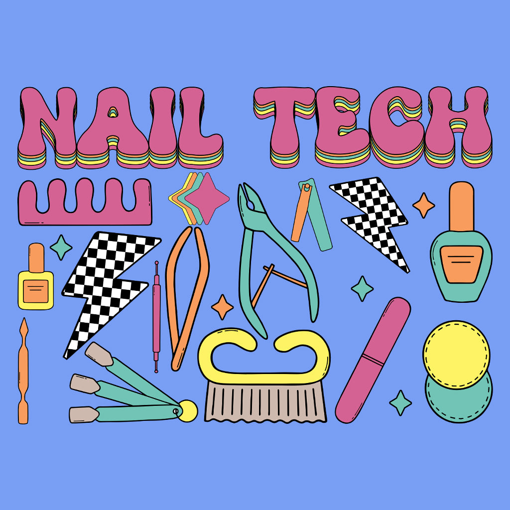 Retro Nail Tech Technician | PRODUCT CODE: TRONLIAHC