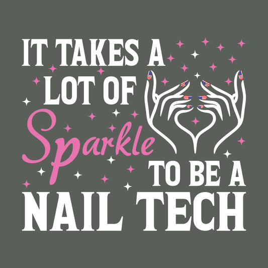It Takes A Lot Of Sparkle To Be A Nail 4th Of July Nails | PRODUCT CODE: TSKLOSPRK