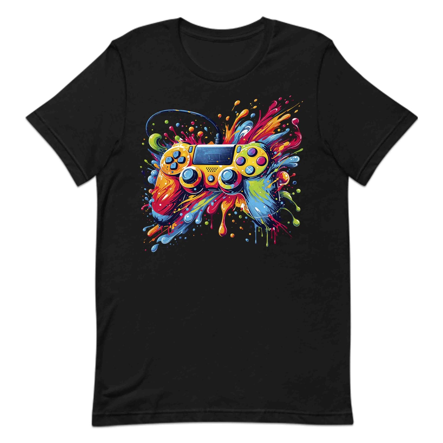 Vibrant Splatter Gaming Controller Gamers & Streamers | PRODUCT CODE: VBRNTGMACNO