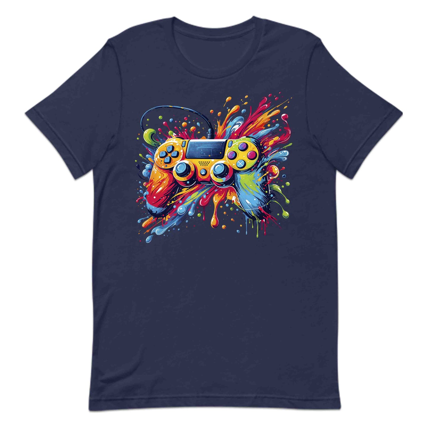 Vibrant Splatter Gaming Controller Gamers & Streamers | PRODUCT CODE: VBRNTGMACNO