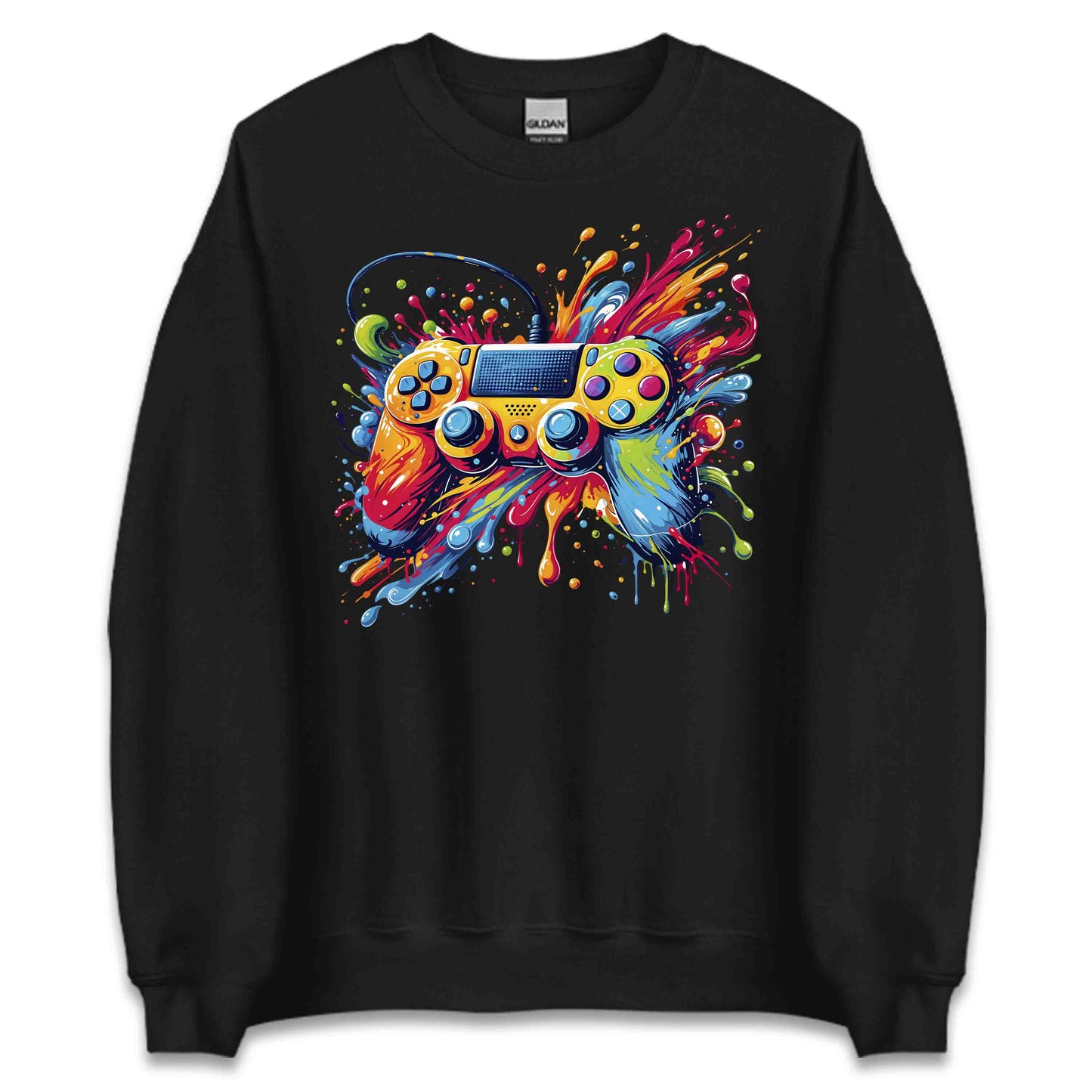 Vibrant Splatter Gaming Controller Gamers & Streamers | PRODUCT CODE: VBRNTGMACNO