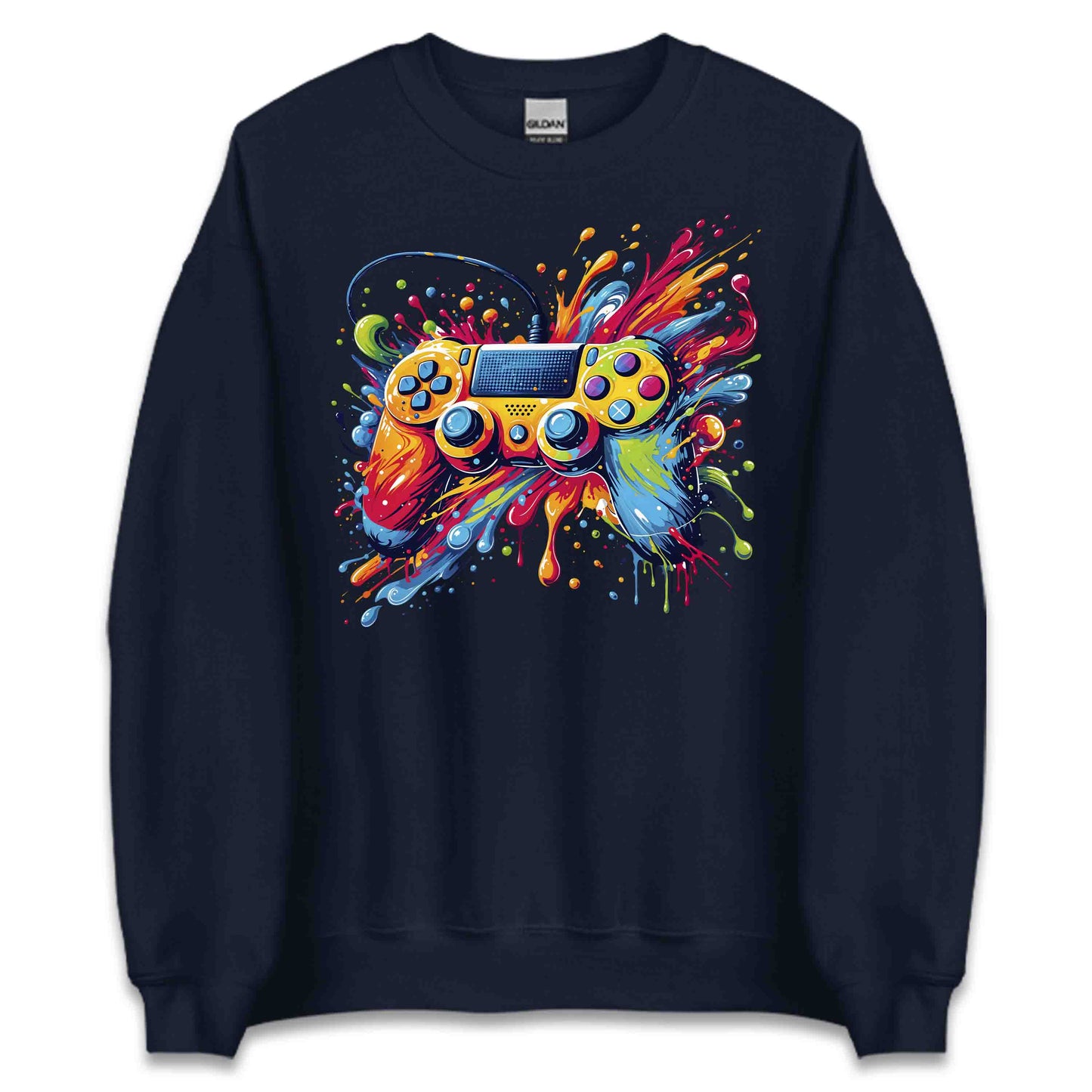 Vibrant Splatter Gaming Controller Gamers & Streamers | PRODUCT CODE: VBRNTGMACNO
