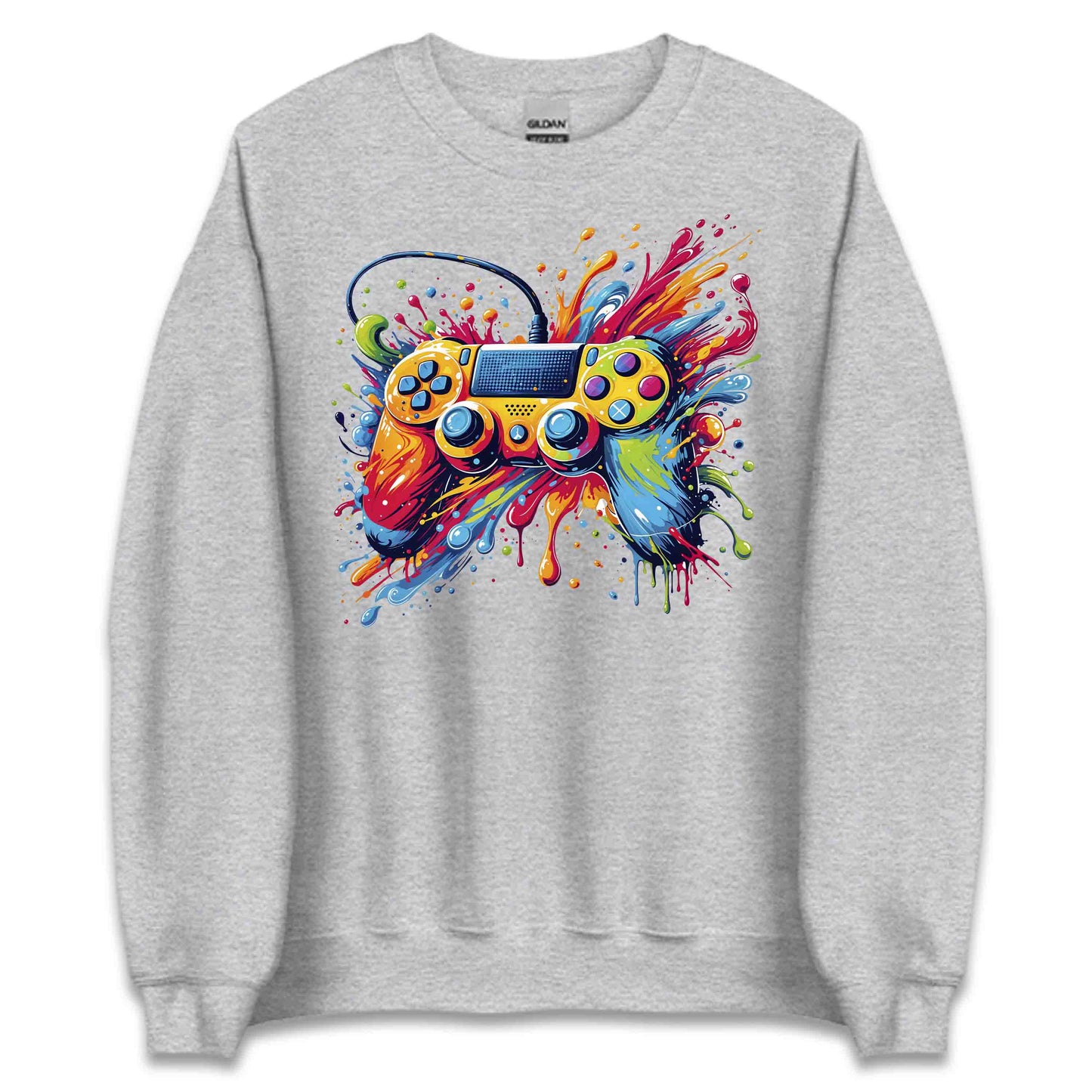 Vibrant Splatter Gaming Controller Gamers & Streamers | PRODUCT CODE: VBRNTGMACNO