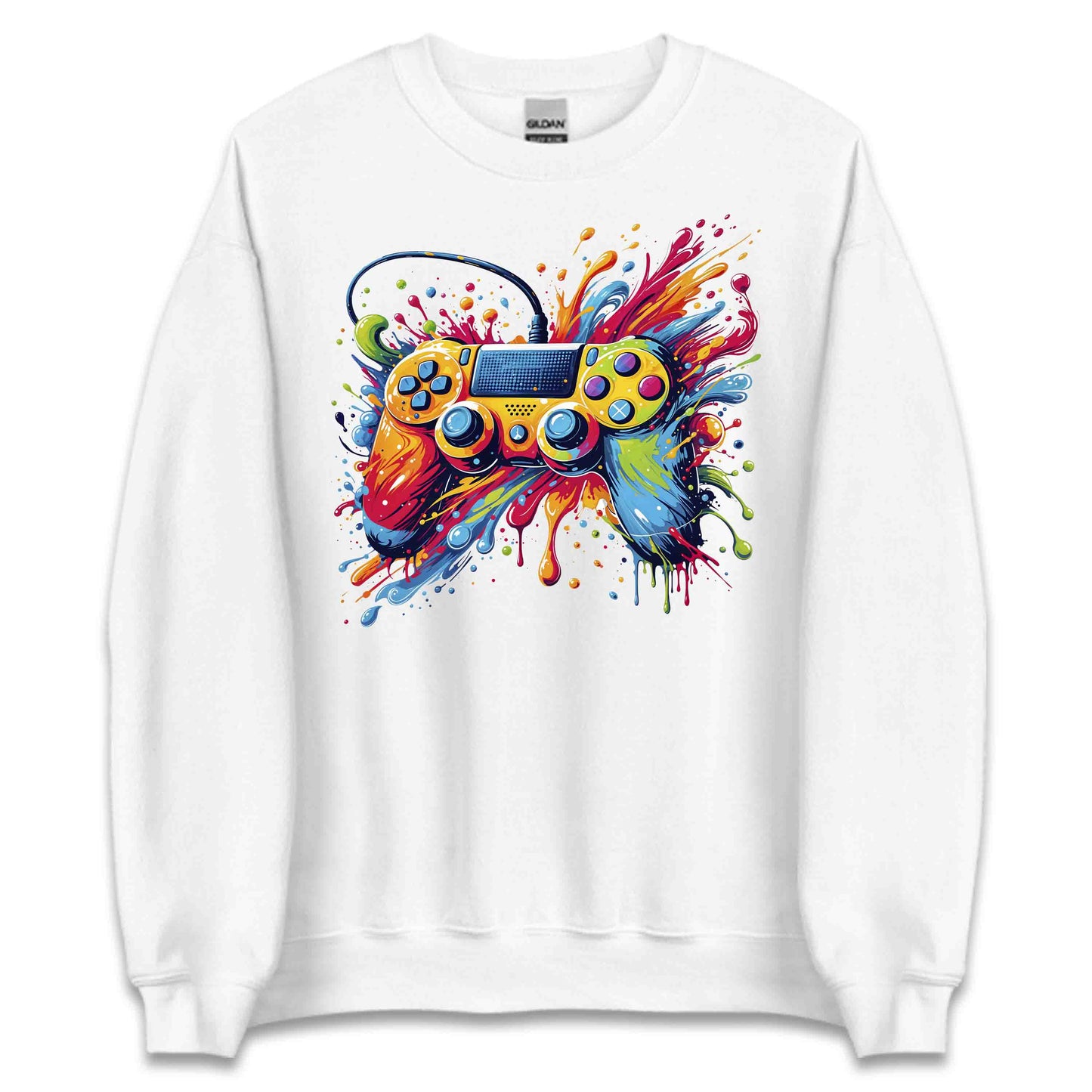 Vibrant Splatter Gaming Controller Gamers & Streamers | PRODUCT CODE: VBRNTGMACNO
