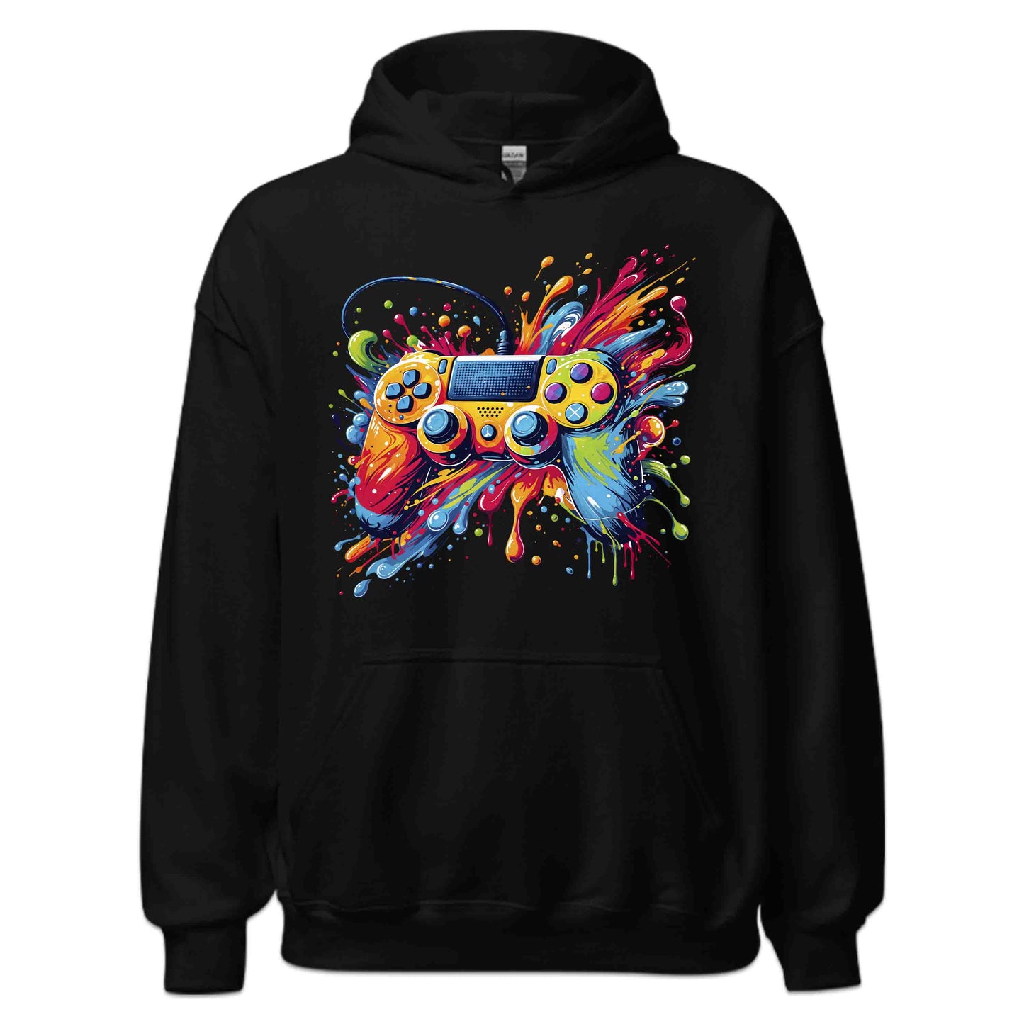 Vibrant Splatter Gaming Controller Gamers & Streamers | PRODUCT CODE: VBRNTGMACNO