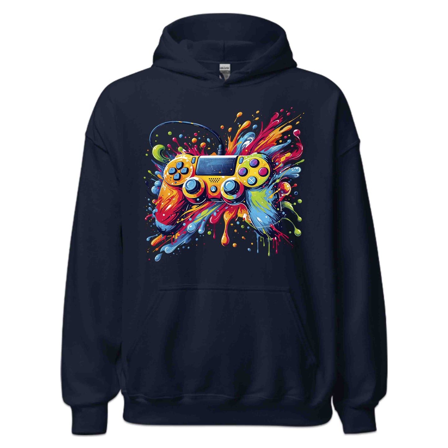 Vibrant Splatter Gaming Controller Gamers & Streamers | PRODUCT CODE: VBRNTGMACNO
