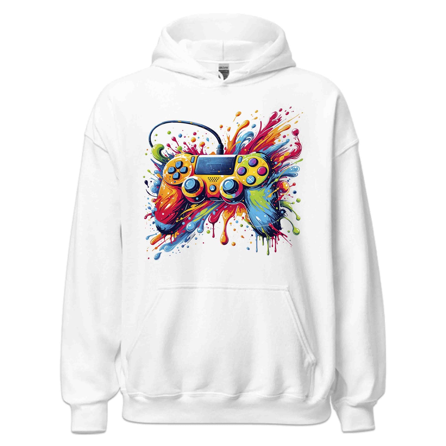 Vibrant Splatter Gaming Controller Gamers & Streamers | PRODUCT CODE: VBRNTGMACNO