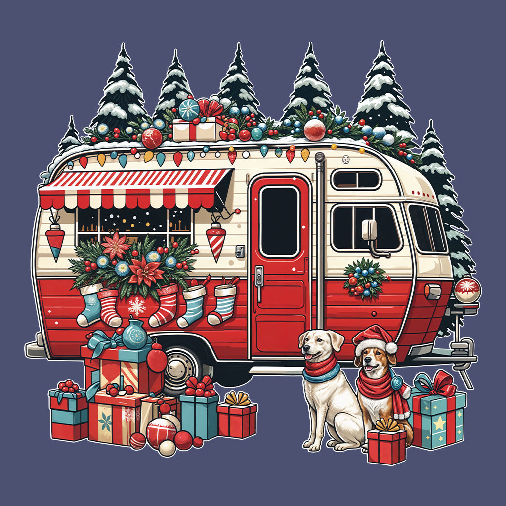 Vintage Christmas Camper Xmas Adventure | PRODUCT CODE: VGTCHRMSNT