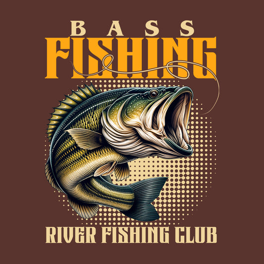 Vintage Bass River Fishing Club Passionate Fishermen | PRODUCT CODE: VGTNABSHRVCL