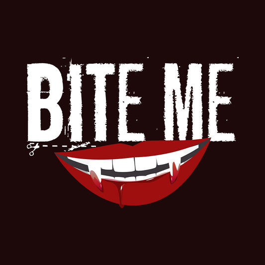Vampire Bite Me T-Shirt, Fang Lips Sweatshirt, Sassy Gothic Hoodie | PRODUCT CODE: VNMASDOBE