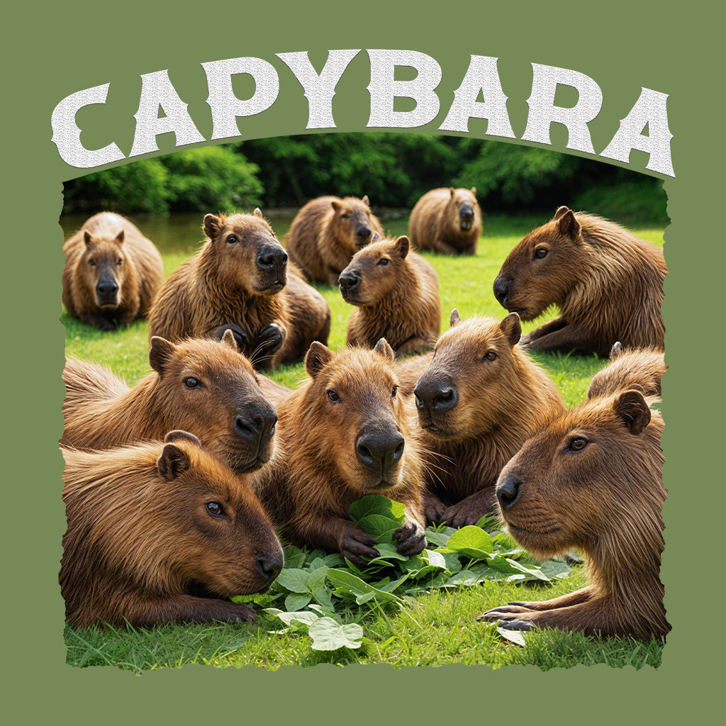 Vintage Cute Capybara Unique Wildlife | PRODUCT CODE: VNTGBRACP