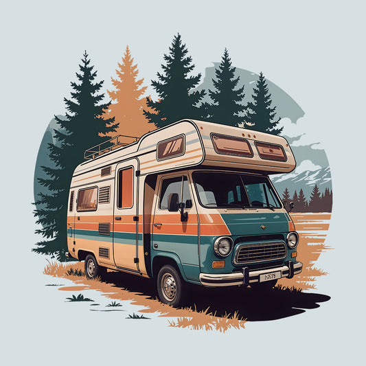 RV Camper Life T-Shirt, Road Trip Sweatshirt, Forest Travel Hoodie | PRODUCT CODE: VSFFHTYUHG