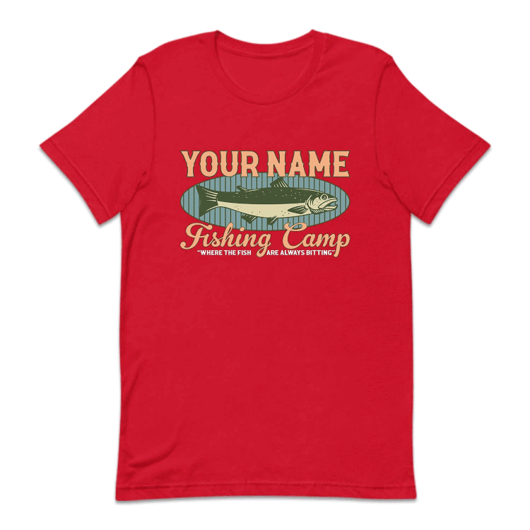 Personalized Fishing Camp Bait And Tackle | PRODUCT CODE: WRETFALWB