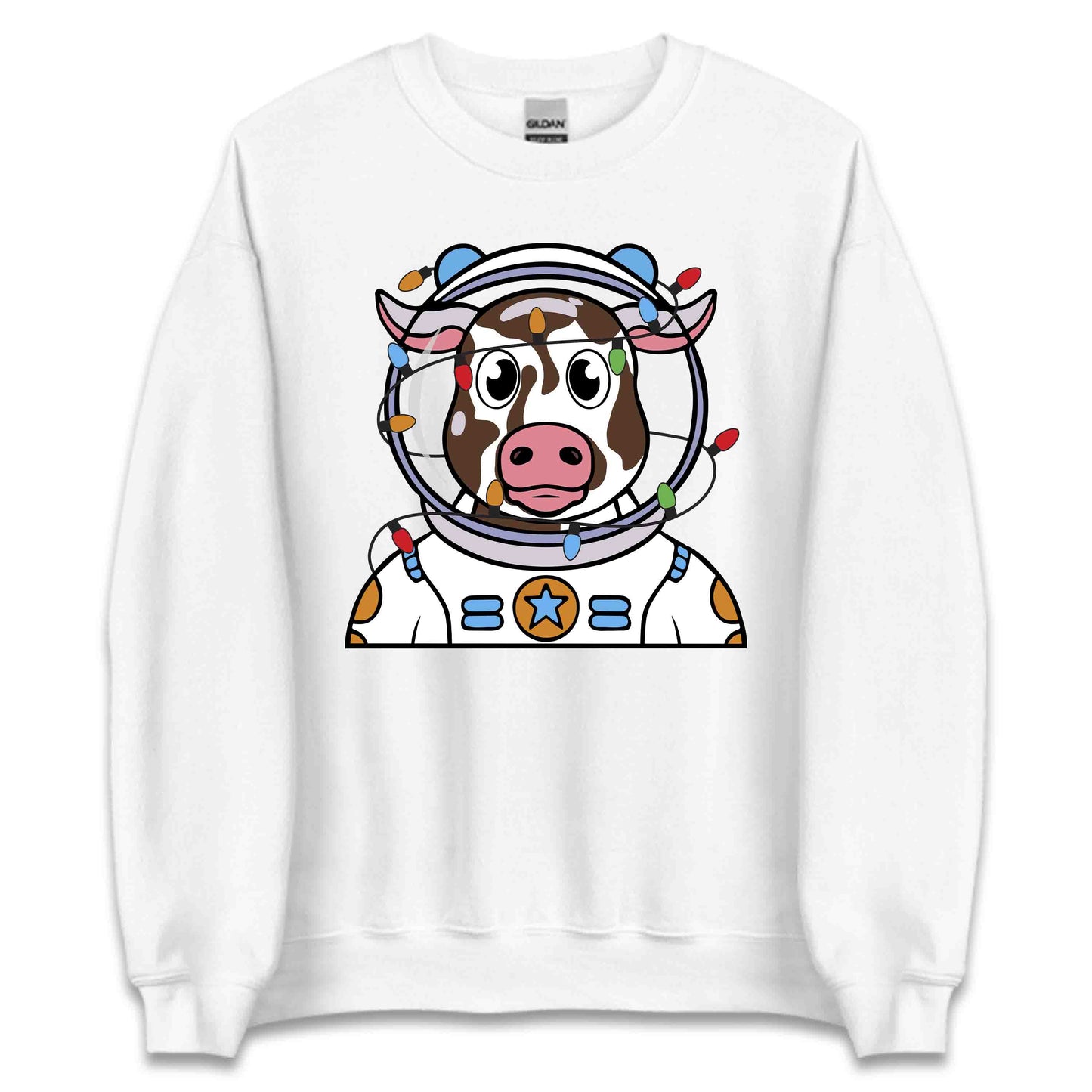 Cow Astronaut Christmas Futuristic Animal Xmas Space Cow | PRODUCT CODE: XWATNCHXWHA