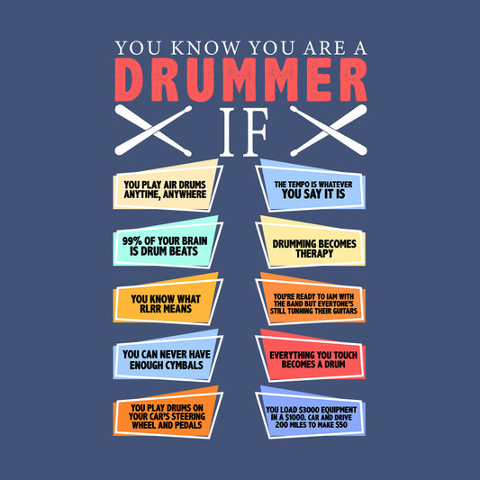 You Know You Are Drummer | PRODUCT CODE: YKNWUADRM