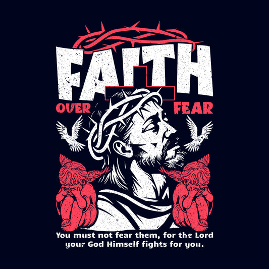 Faith Over Fear Christian Jesus Crown of Thorns | PRODUCT CODE: YMUNTFHMLRG