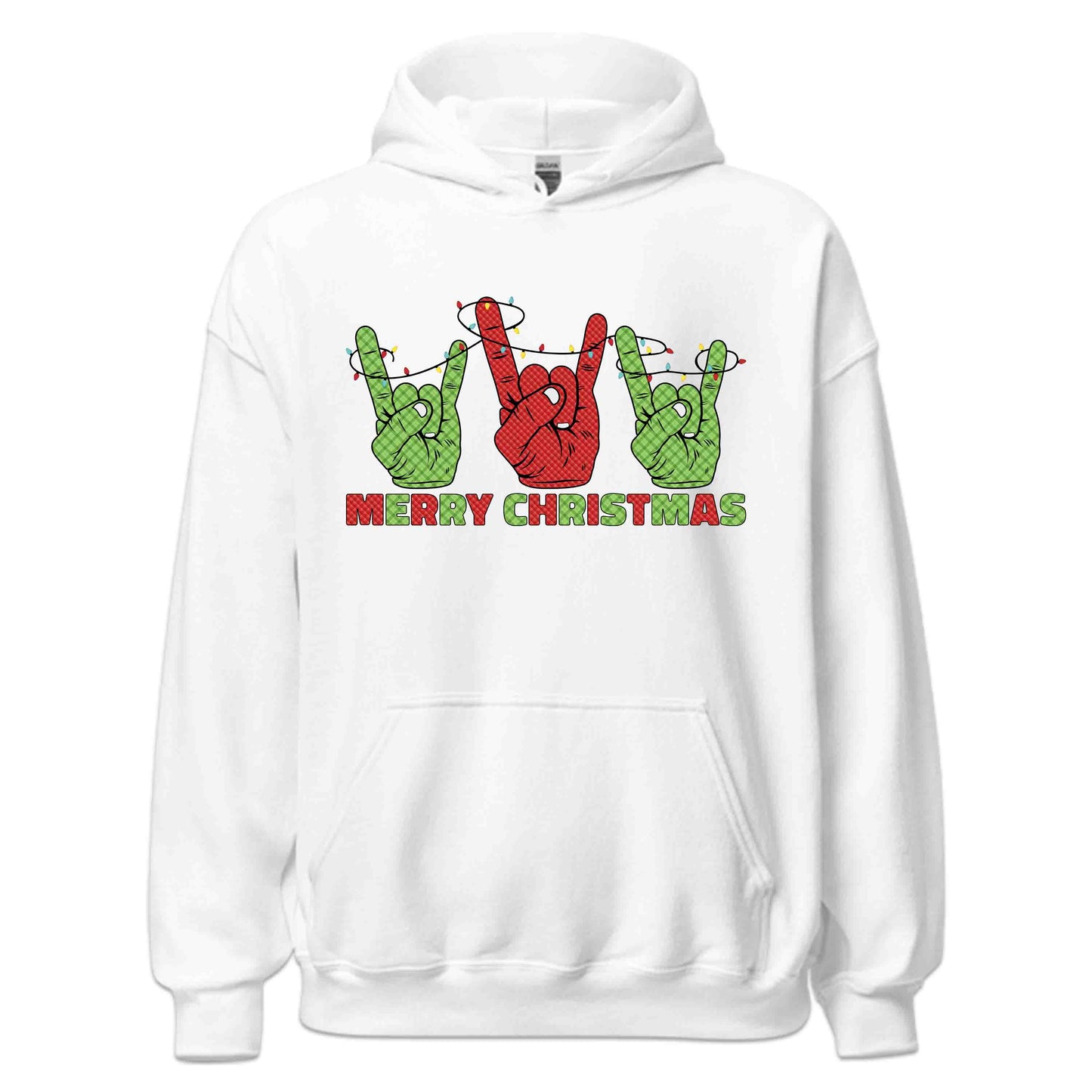 Merry Christmas Rock Sign Xmas Rock N Roll Hands Gesture | PRODUCT CODE: YRMCHRKCOHN