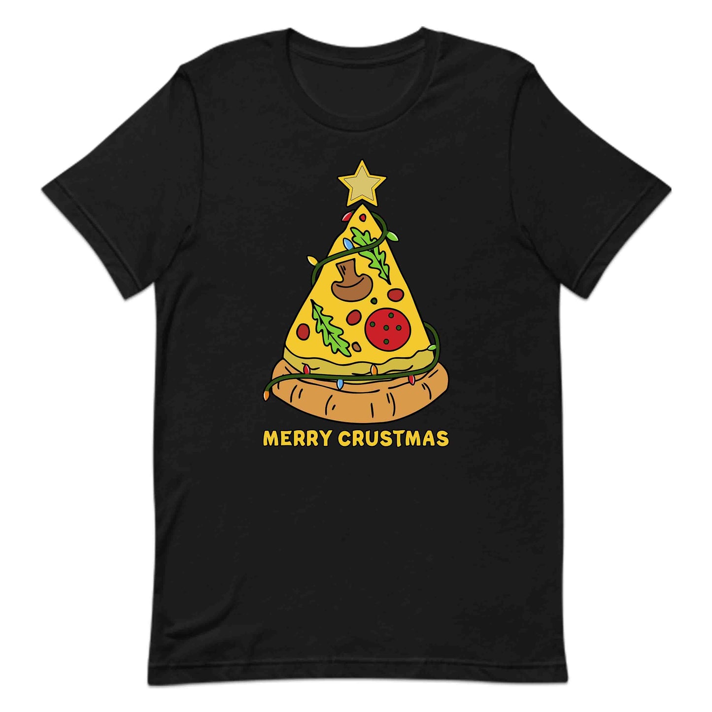 Merry Crustmas Pizza Christmas Tree Xmas Festive Food | PRODUCT CODE: YRMCUSTPZXA