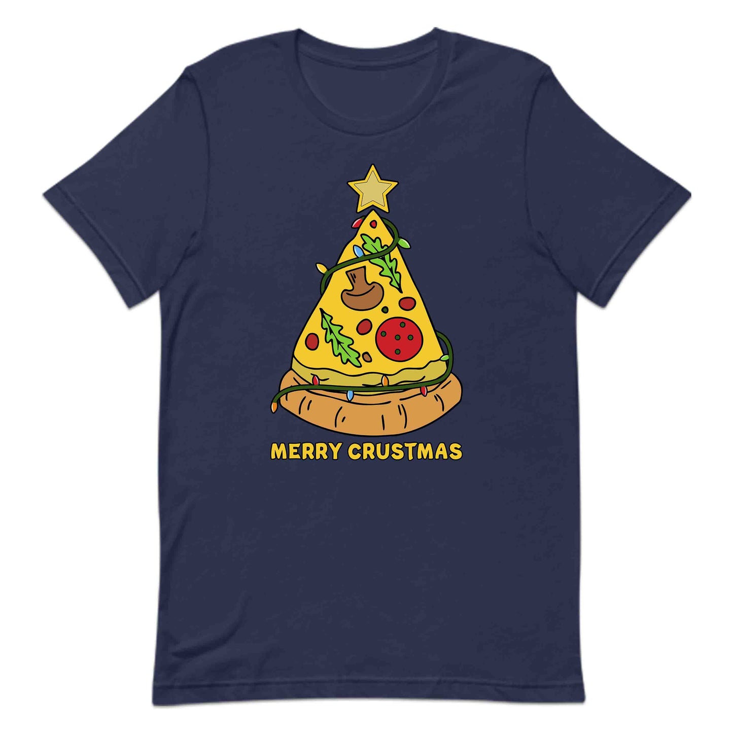 Merry Crustmas Pizza Christmas Tree Xmas Festive Food | PRODUCT CODE: YRMCUSTPZXA