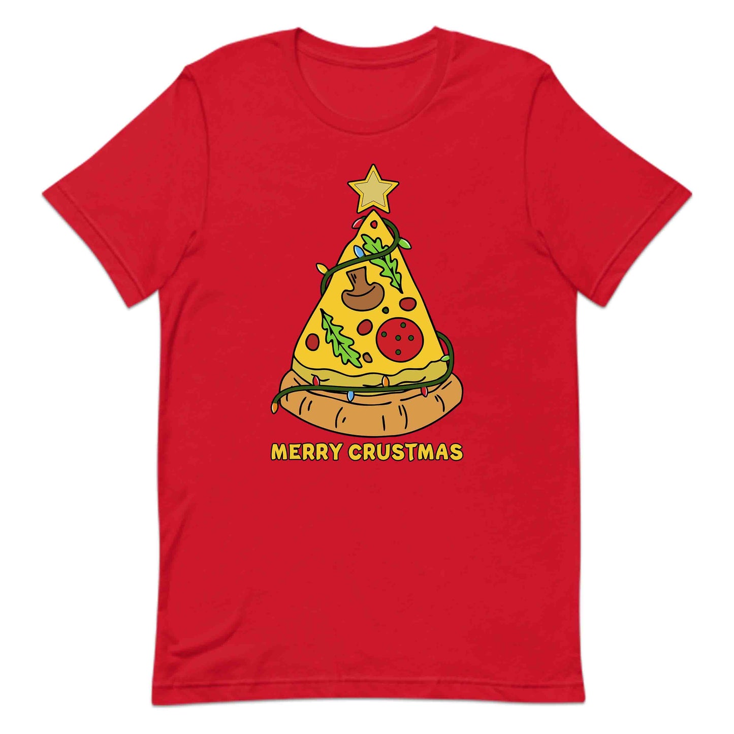 Merry Crustmas Pizza Christmas Tree Xmas Festive Food | PRODUCT CODE: YRMCUSTPZXA