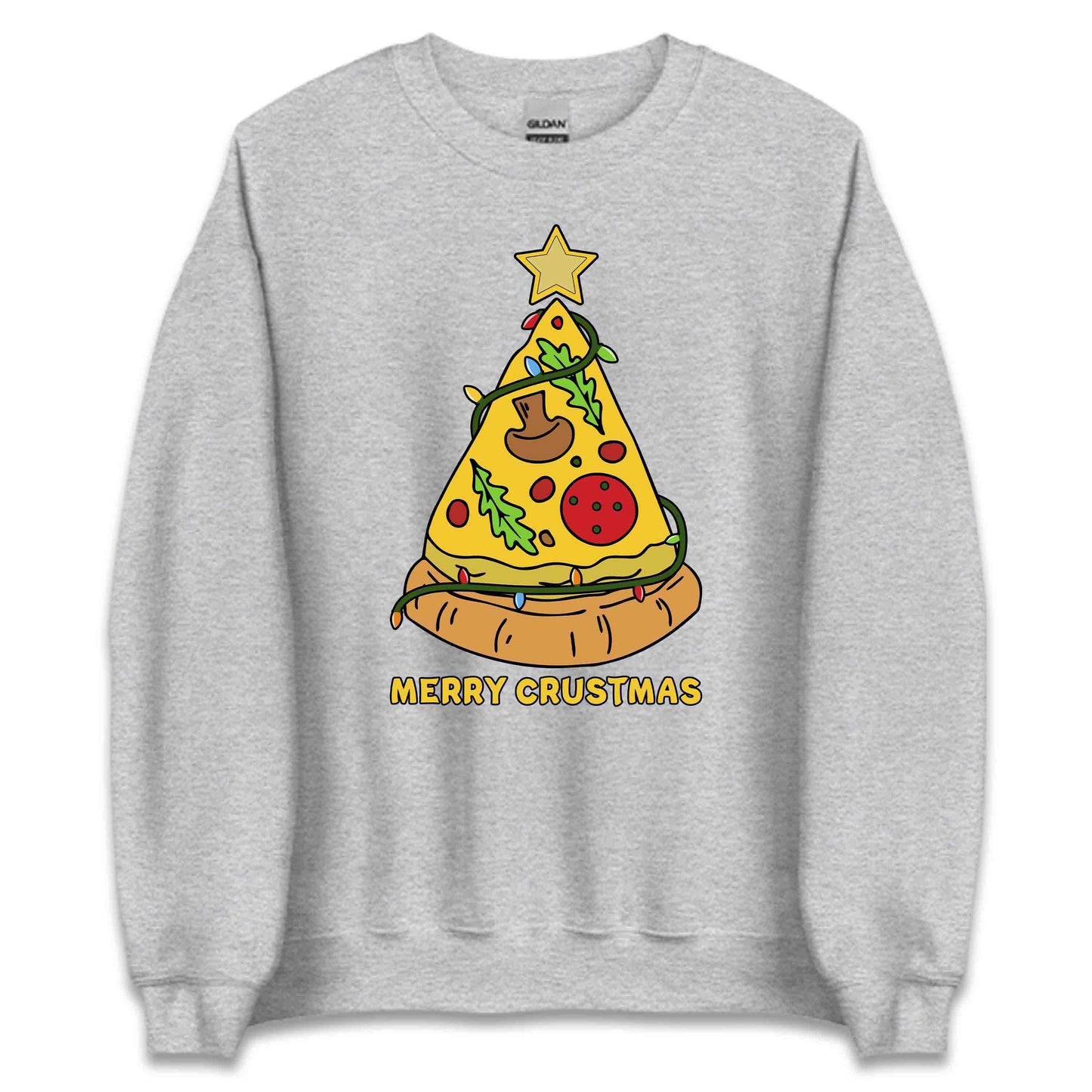 Merry Crustmas Pizza Christmas Tree Xmas Festive Food | PRODUCT CODE: YRMCUSTPZXA
