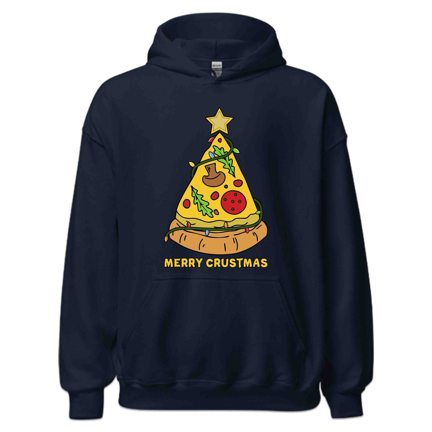 Merry Crustmas Pizza Christmas Tree Xmas Festive Food | PRODUCT CODE: YRMCUSTPZXA