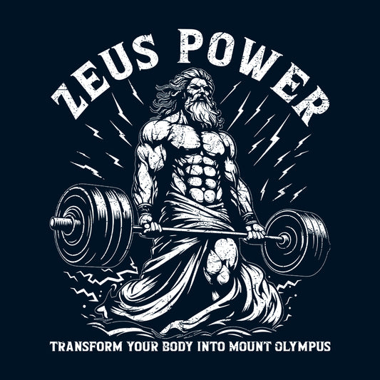 Zeus Power Epic Bodybuilding Greek Gods Gym Warriors Mount Olympus | PRODUCT CODE: ZSUPWREPCBDY