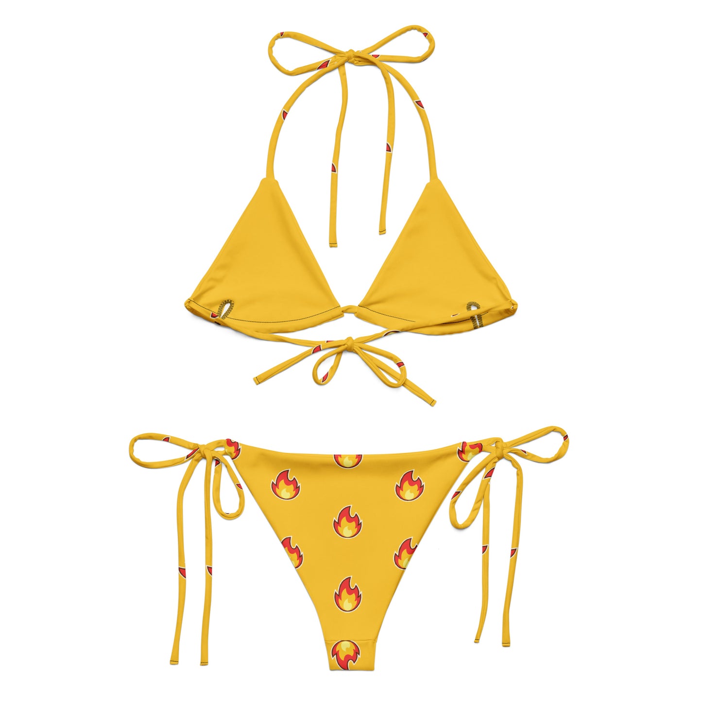 Fire on the beach string bikini