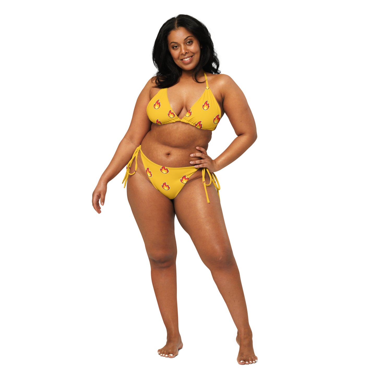 Fire on the beach string bikini