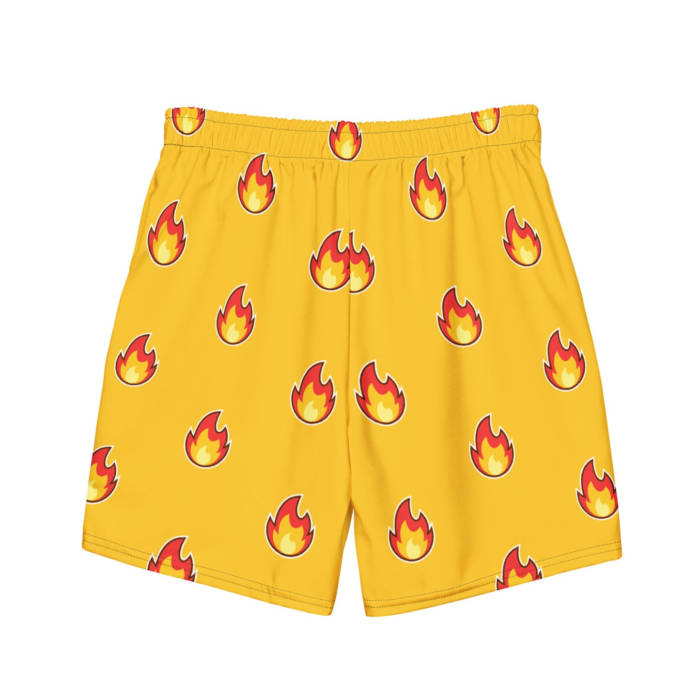 Flames Pattern Men's swim trunks