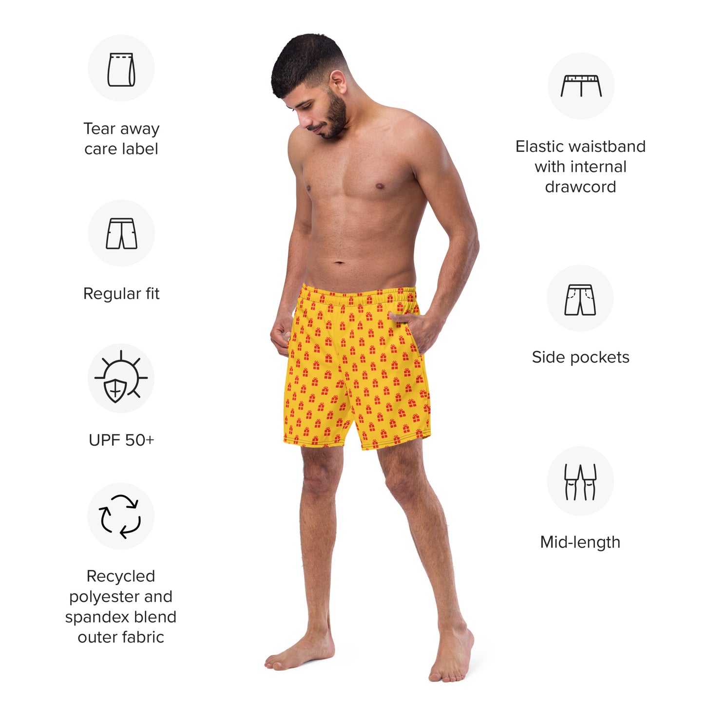 Summer Gift Men's swim trunks