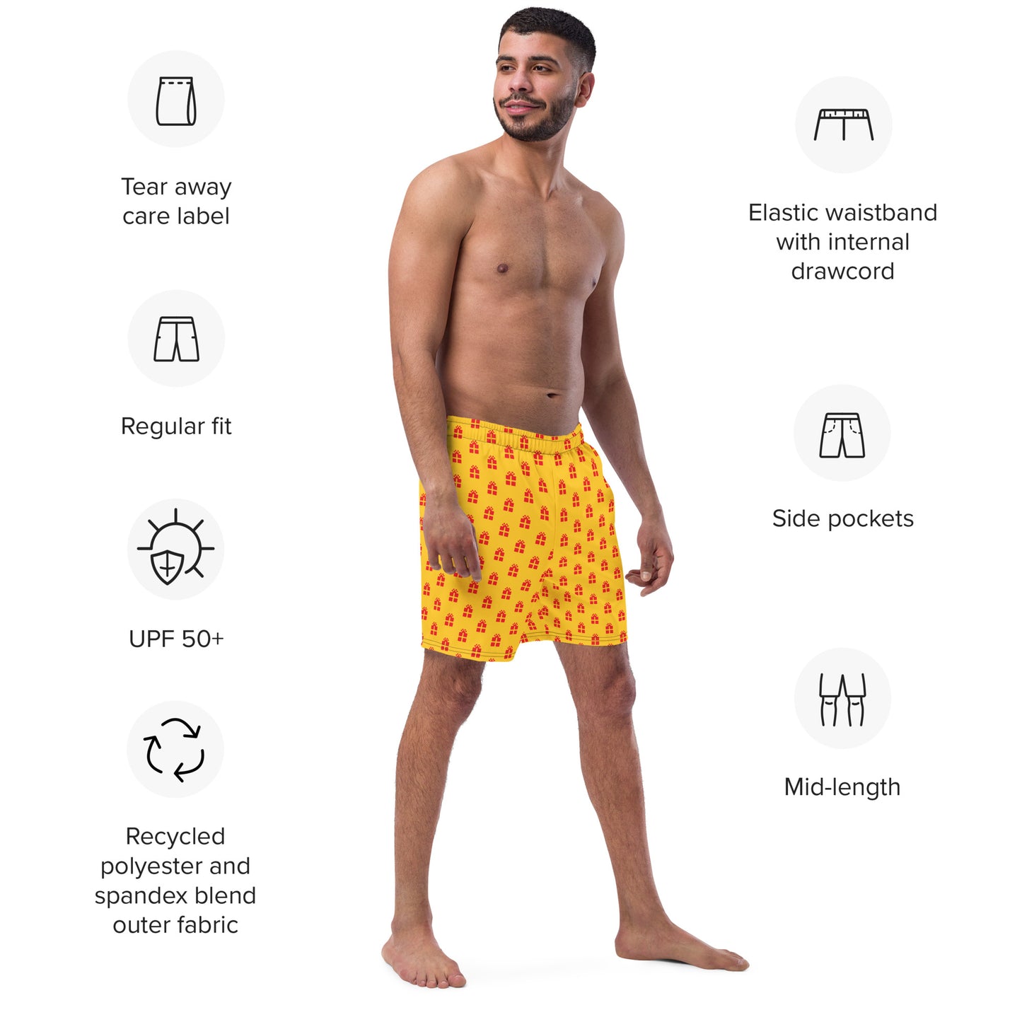 Summer Gift Men's swim trunks