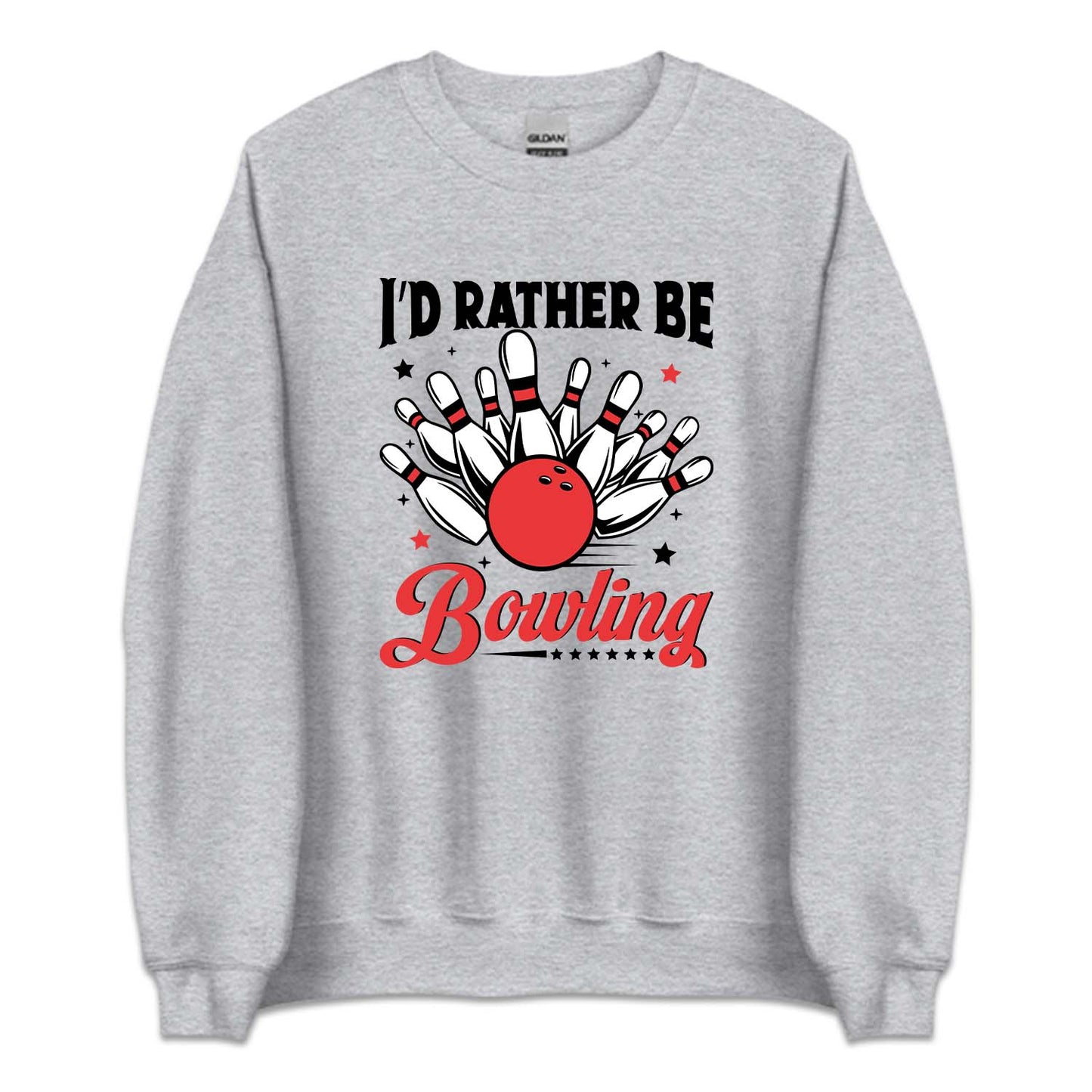 Vintage I'd Rather Be Bowling League  | PRODUCT CODE: BLWIDRATBG