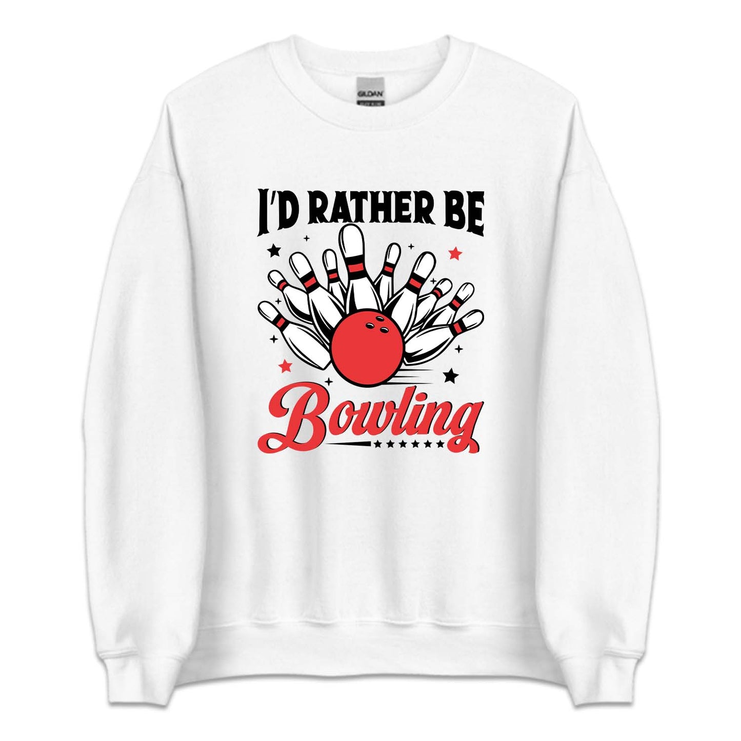 Vintage I'd Rather Be Bowling League  | PRODUCT CODE: BLWIDRATBG