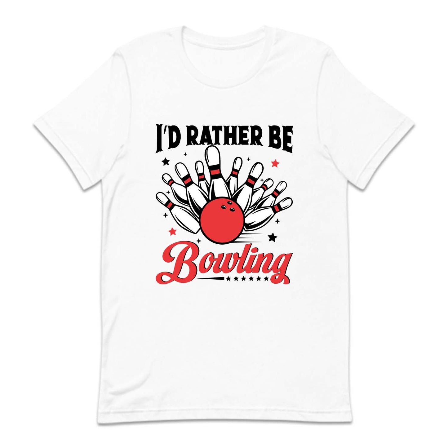 Vintage I'd Rather Be Bowling League  | PRODUCT CODE: BLWIDRATBG