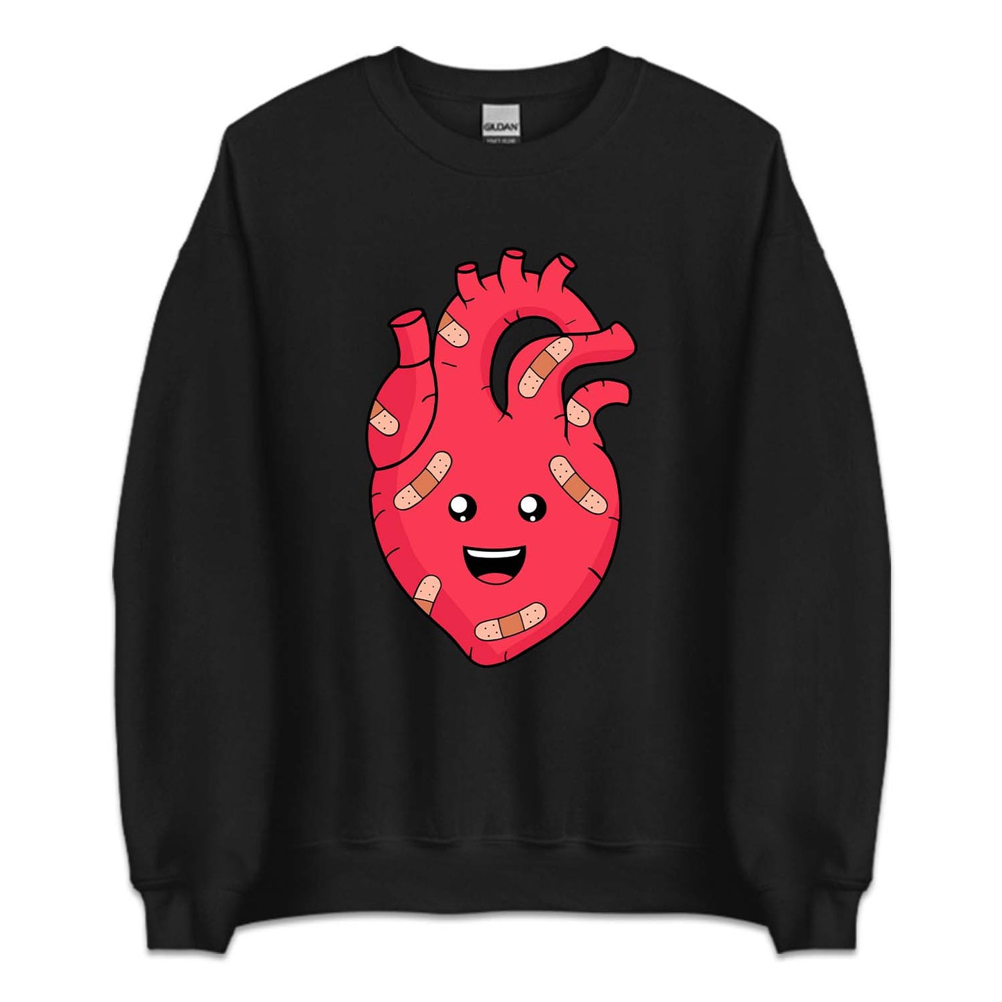 Heart With Bandaids Heart Warrior | PRODUCT CODE: FRTWBDSWA