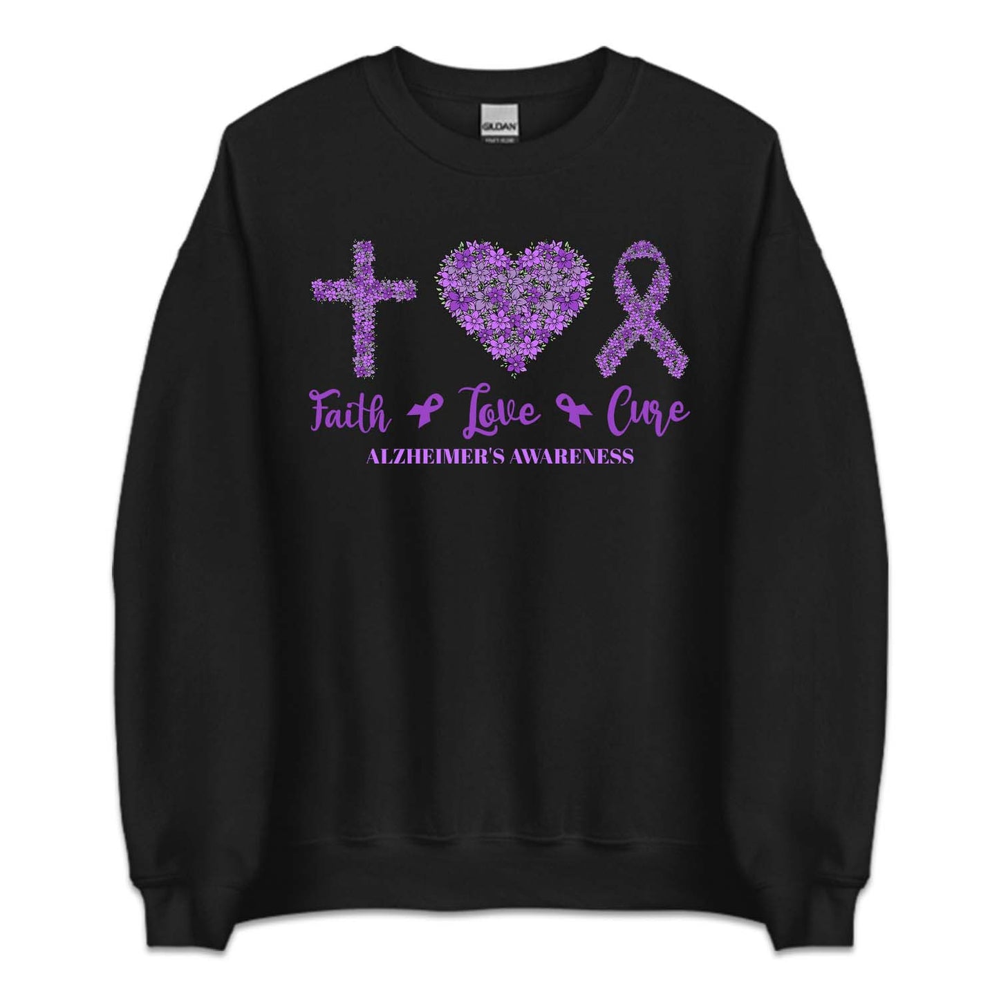 Faith Love Cure Alzheimer's Mental Health Awareness | PRODUCT CODE: FTLVCRAZML