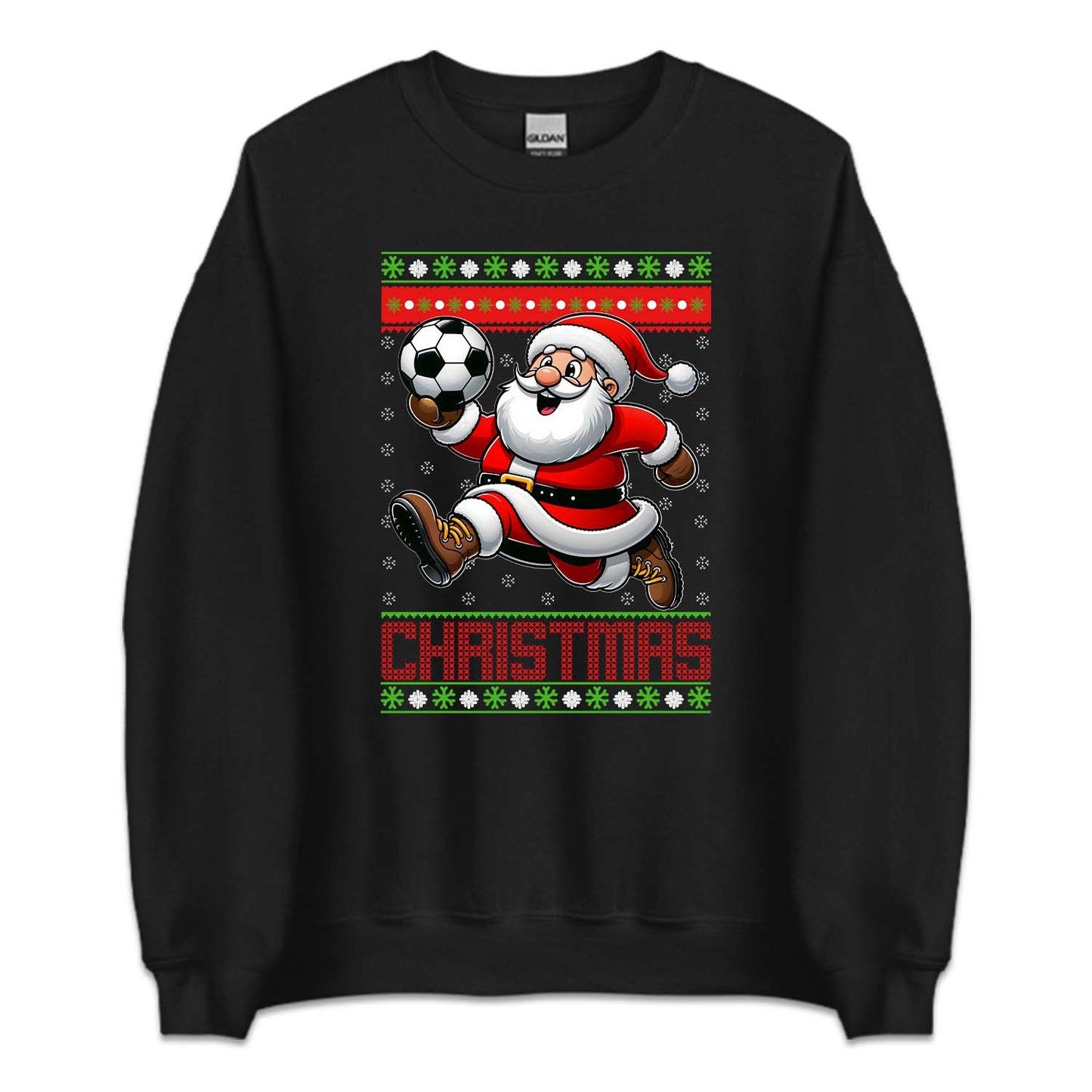 Santa Claus Soccer Christmas Sports Xmas Football | PRODUCT CODE: SBCKUSCRFTB