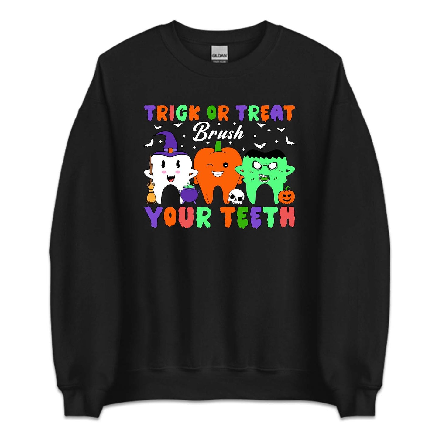 Trick Or Treat Brush Your Teeth Spooky Halloween Dentist | PRODUCT CODE: TRKCREBRHS