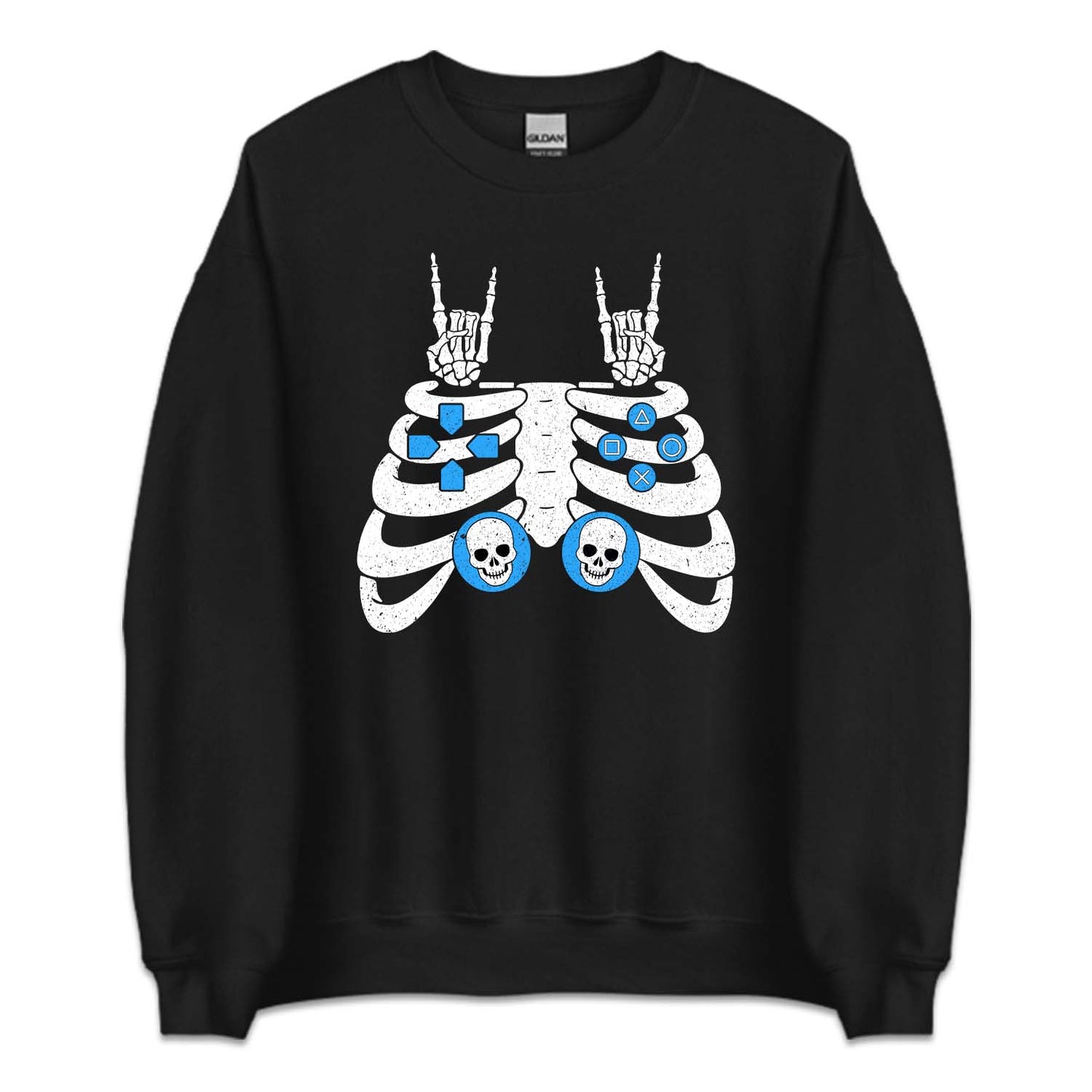 Gothic Skeleton Gamer Halloween Skull Controller | PRODUCT CODE: GTHCSKLNM