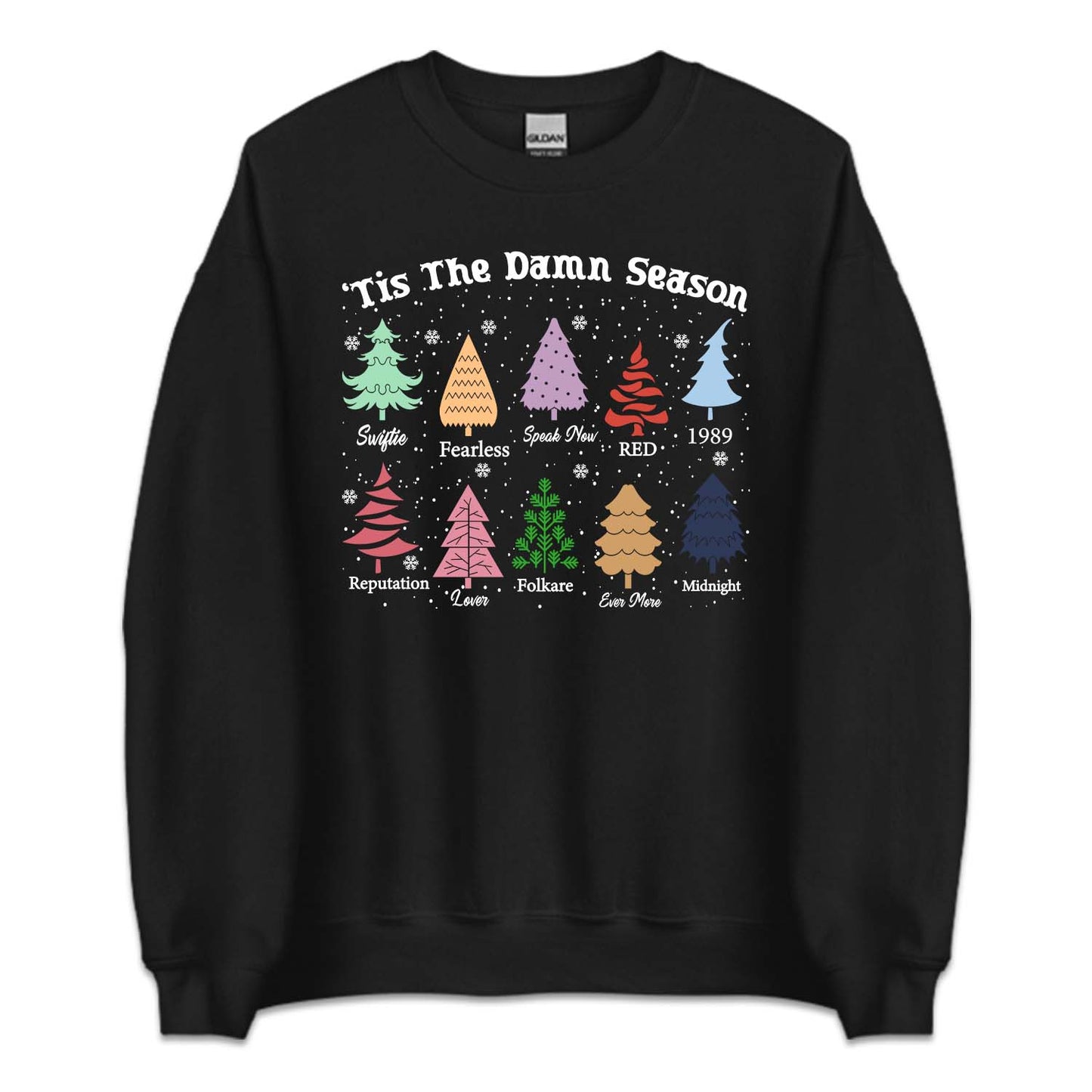 Christmas Tree Swiftie Xmas Ugly Albums Retro Tis The Damn Season | PRODUCT CODE: RTSDMNSWFT