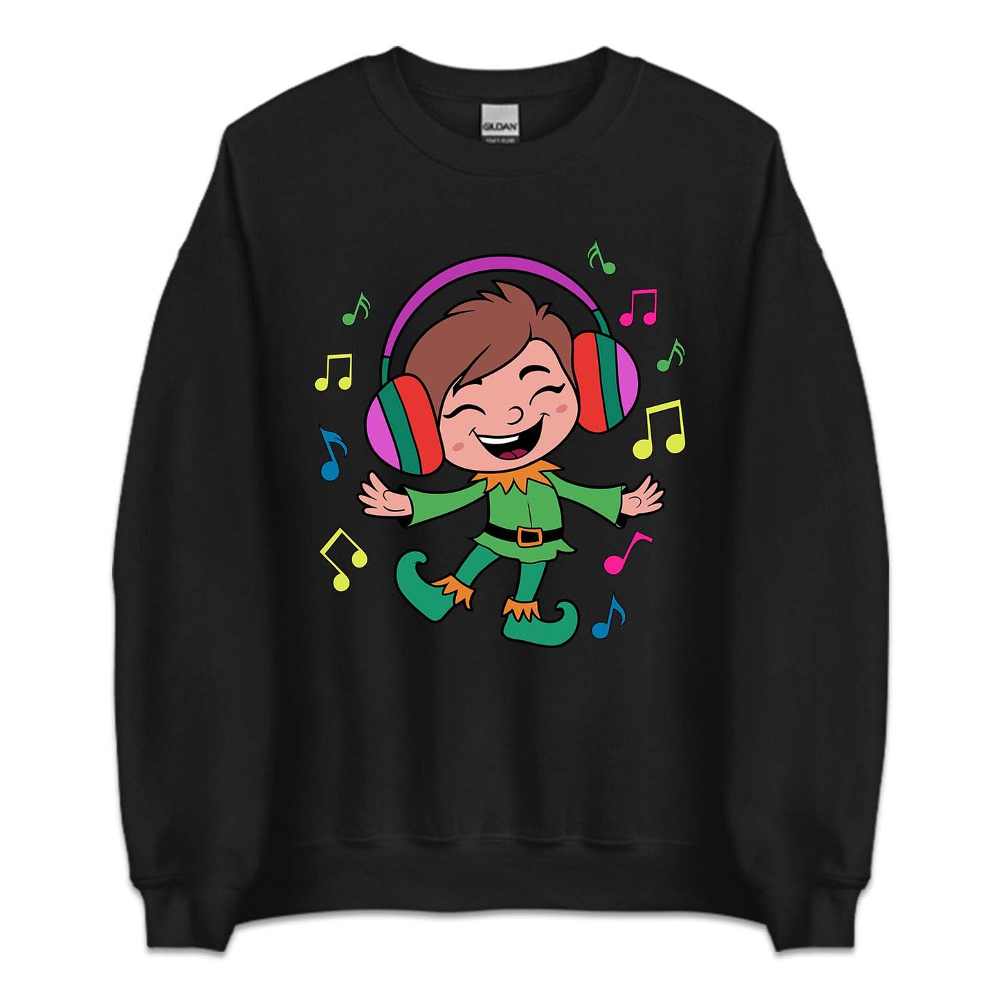 Christmas Xmas Cute Dancing Elf with Headphones | PRODUCT CODE: CHREDNGELF
