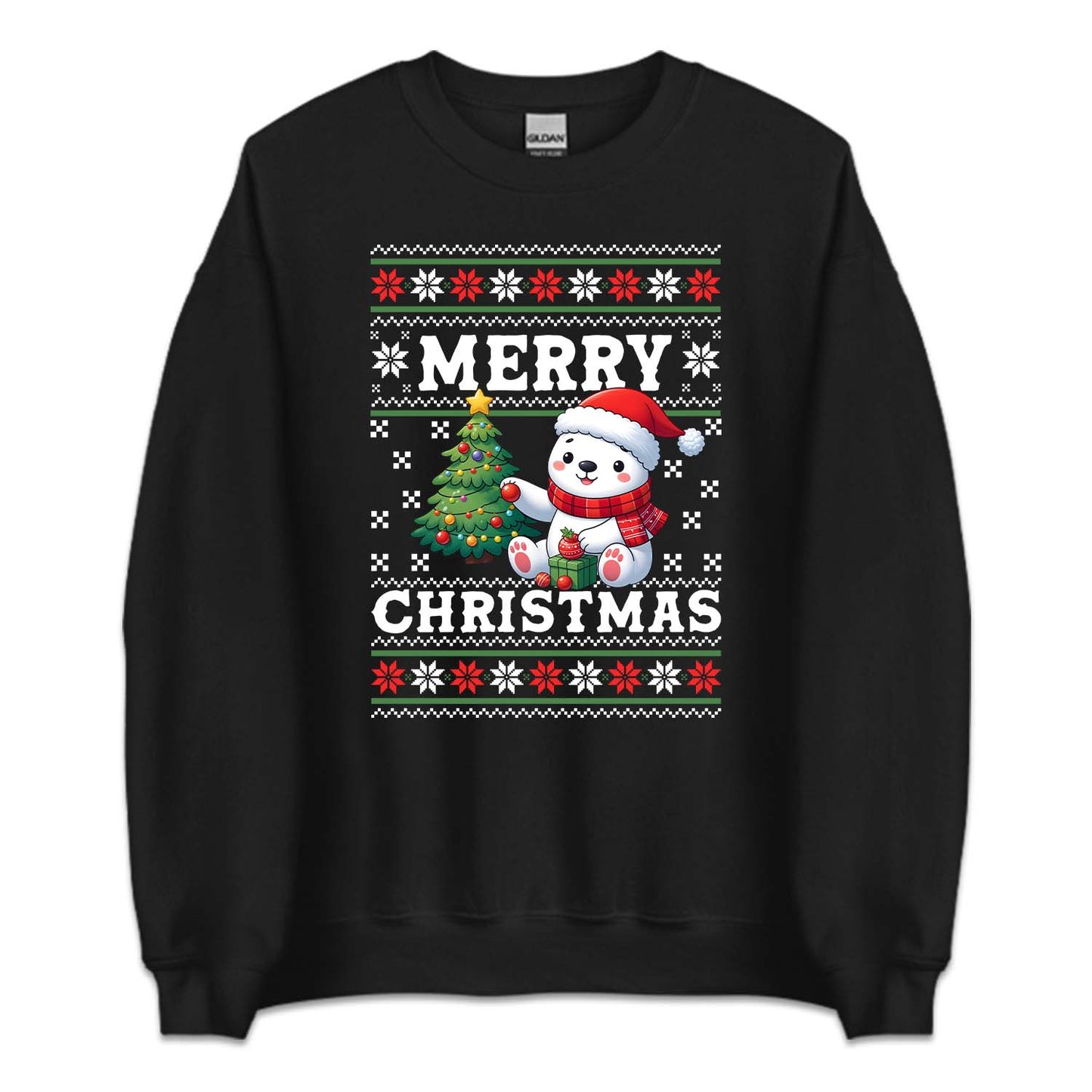 Merry Christmas Polar Bear Ugly Xmas | PRODUCT CODE: MRYCHTPLARB
