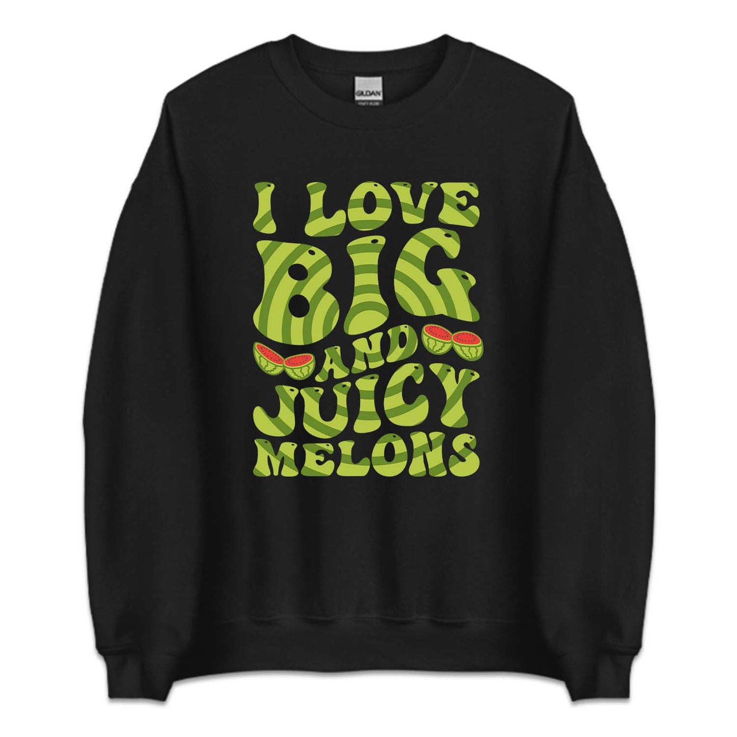 I Love Big And Juicy Melons Vegetarian Humor | PRODUCT CODE: LVBGANJUCY
