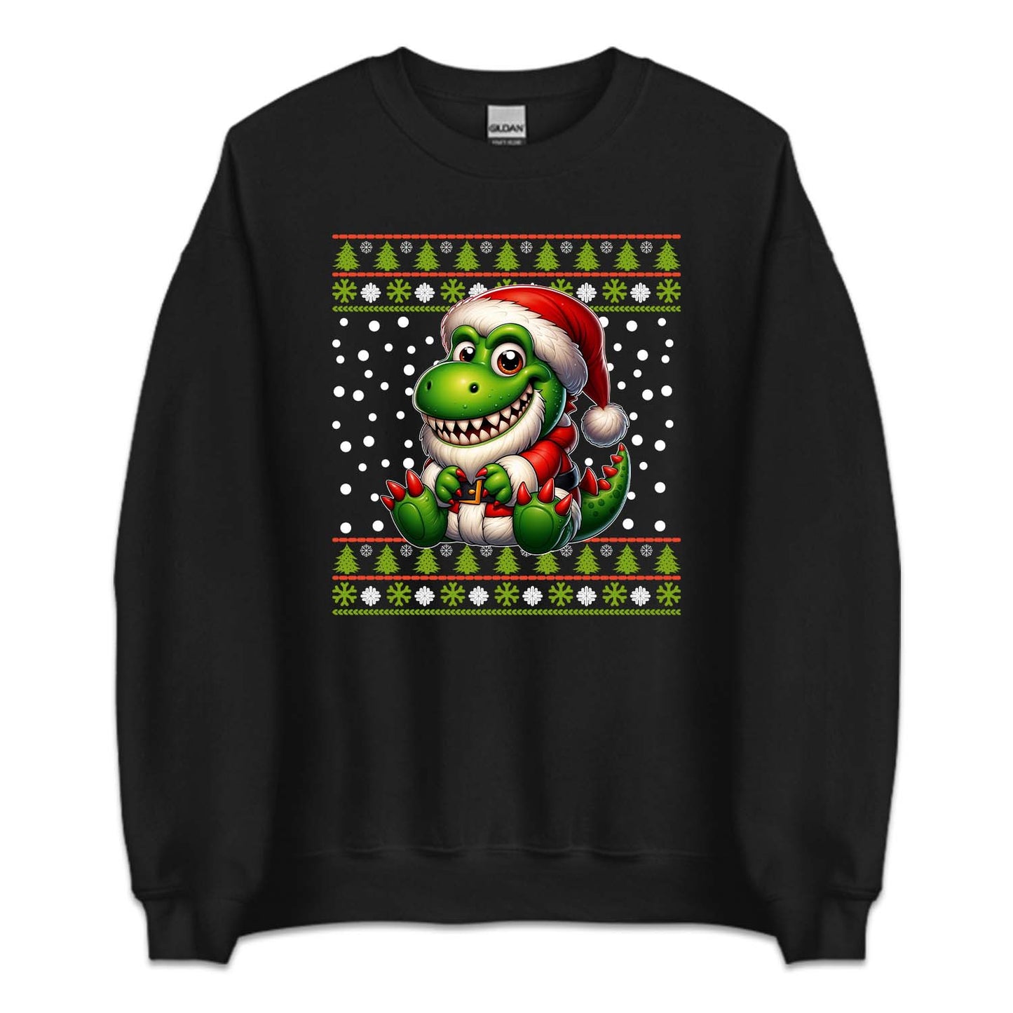 Santa T-Rex Christmas Holiday Dinosaur in Santa Suit Xmas Dino | PRODUCT CODE: STNRXECHRMA