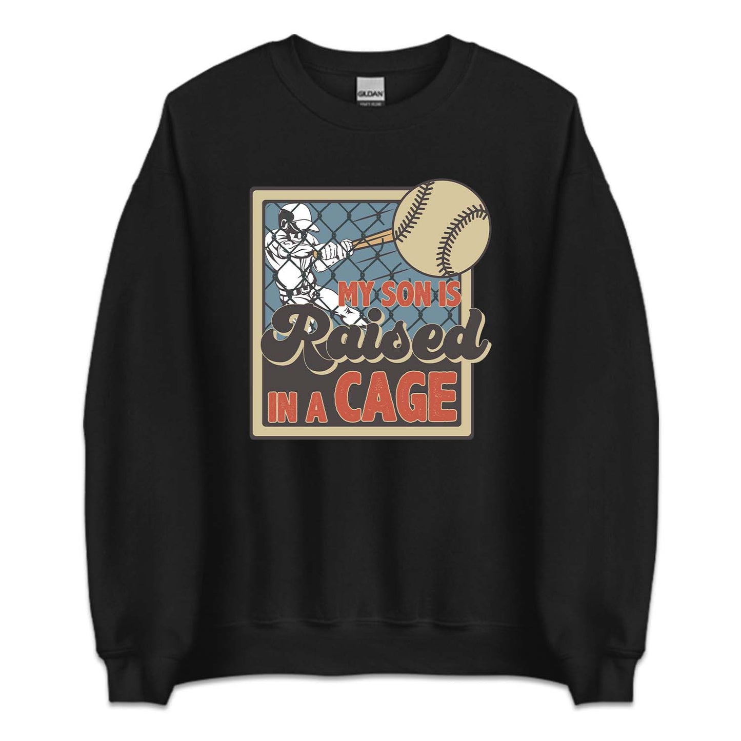 My Son Is Raised In A Cage Baseball Batter | PRODUCT CODE: MSNIRSBALE