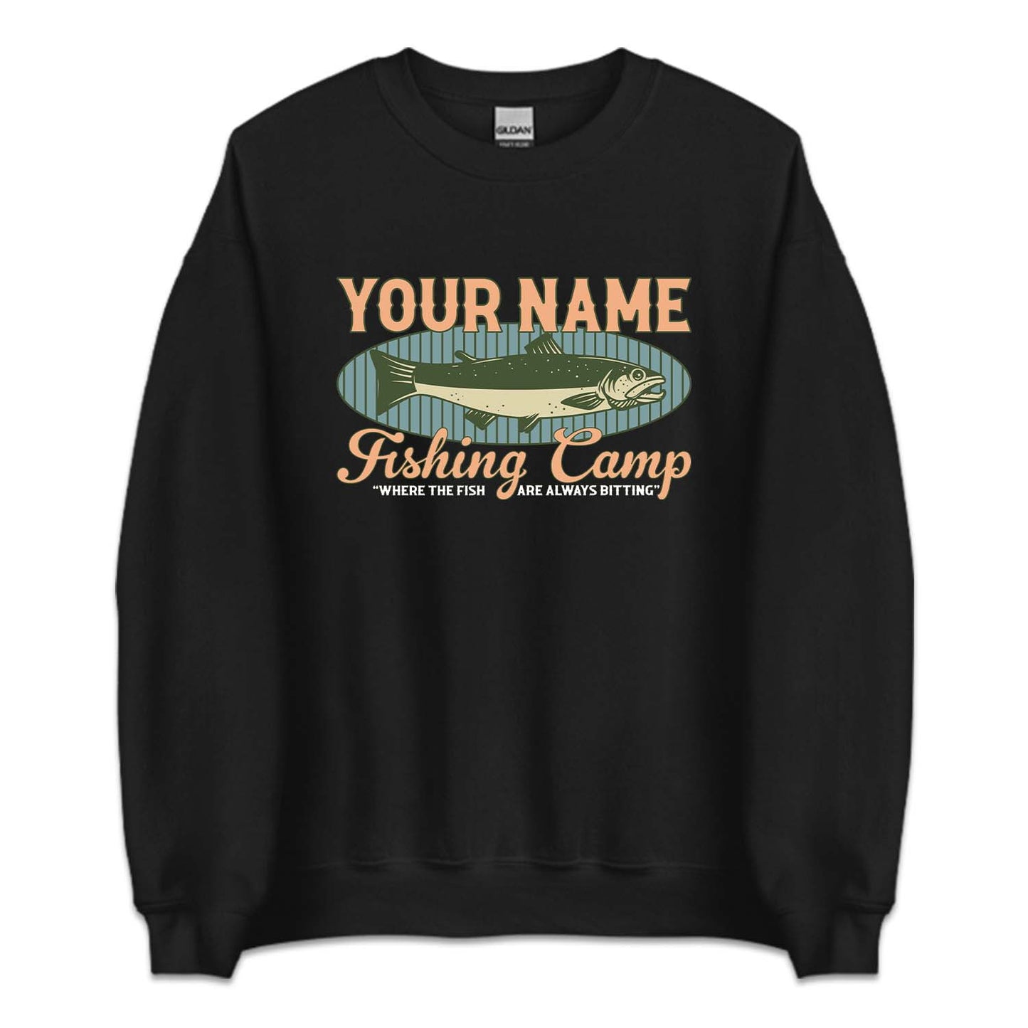 Personalized Fishing Camp Bait And Tackle | PRODUCT CODE: WRETFALWB