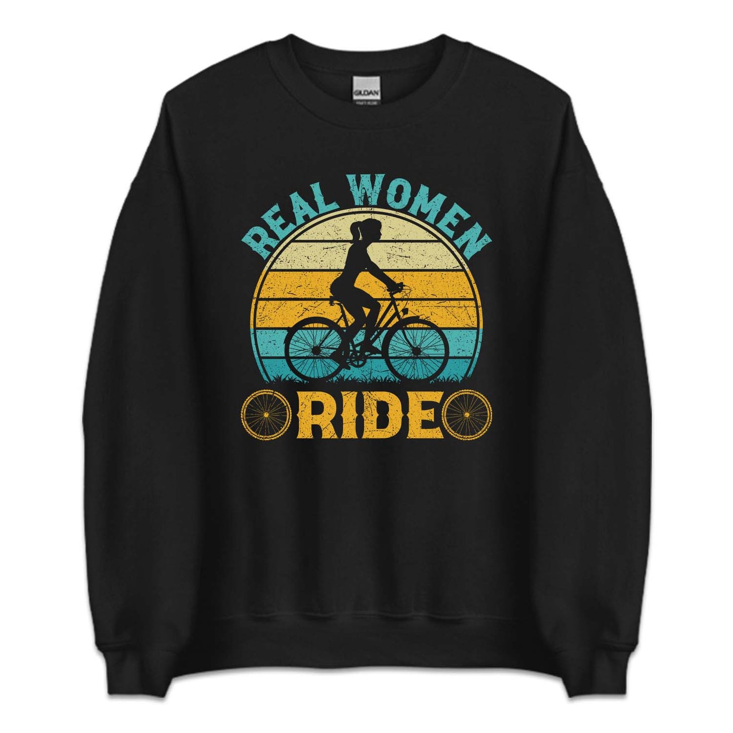 Female Cyclist Real Women Ride Bicycle Bike Lover | PRODUCT CODE: RLEWMNDIBC